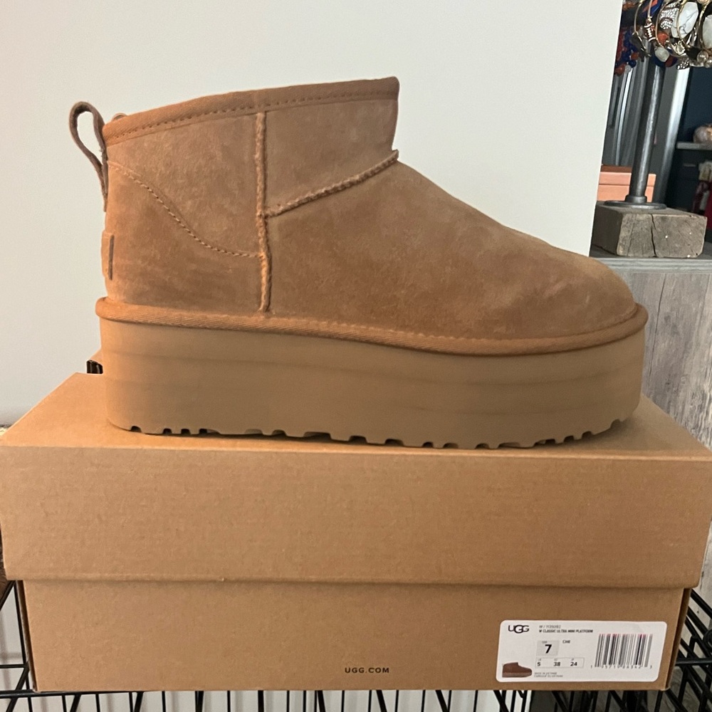 Ugg Platform Ankle Boots